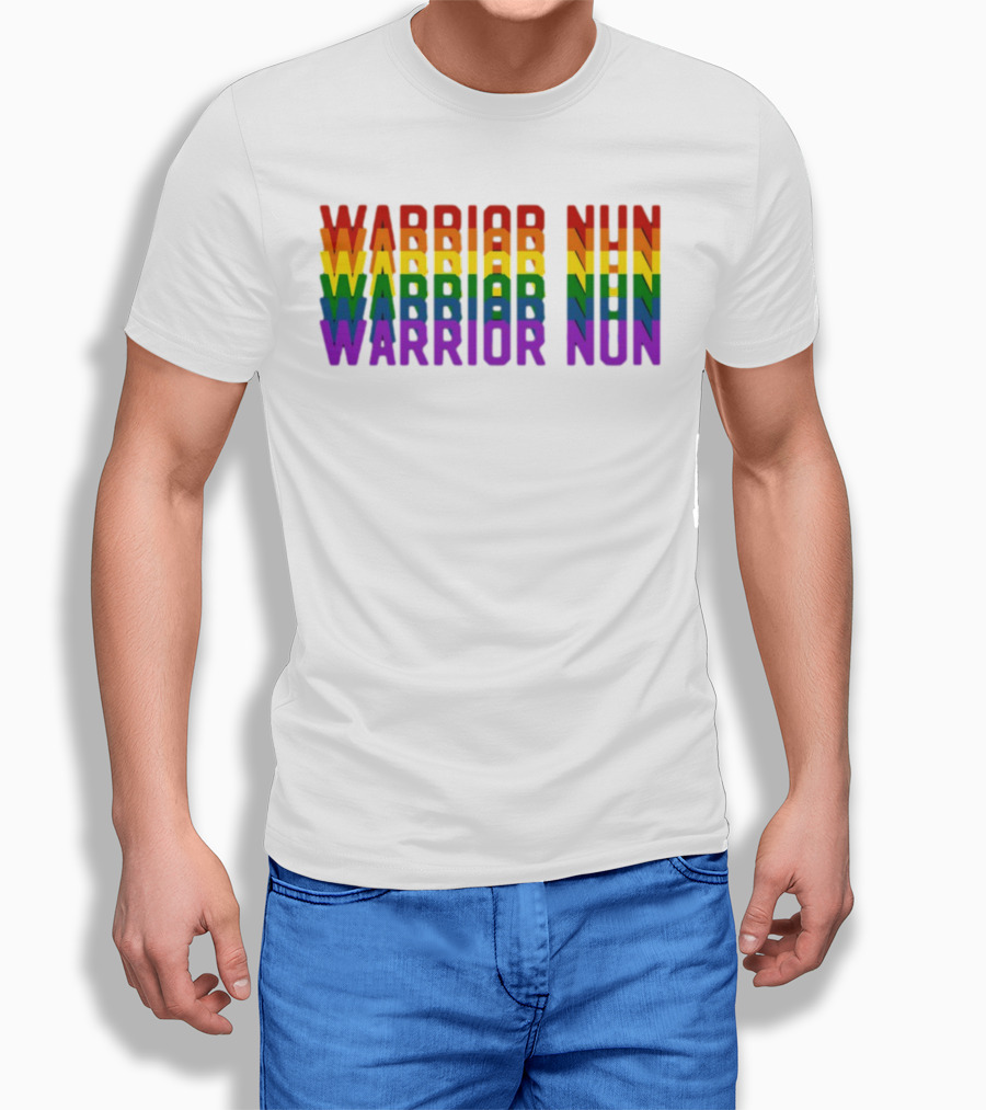 Warrior Nun Pride Rainbow Reflection Save T-Shirt