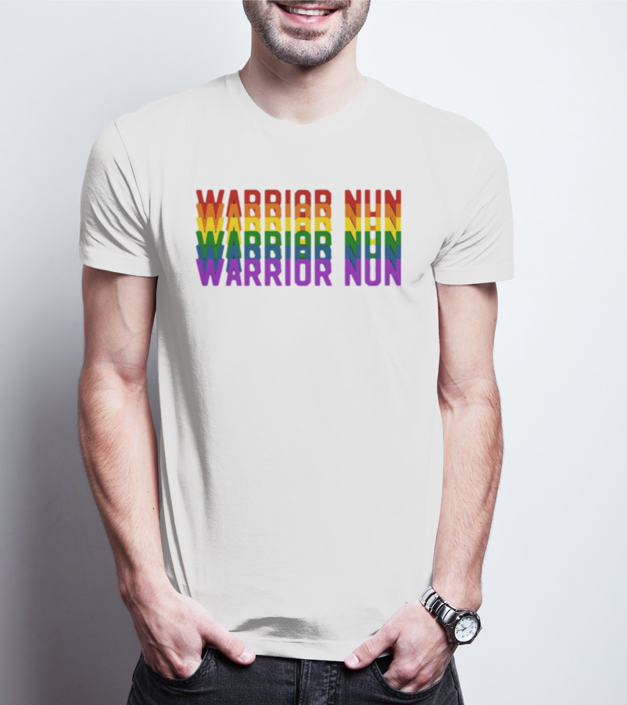 Warrior Nun Pride Rainbow Reflection Save T-Shirt
