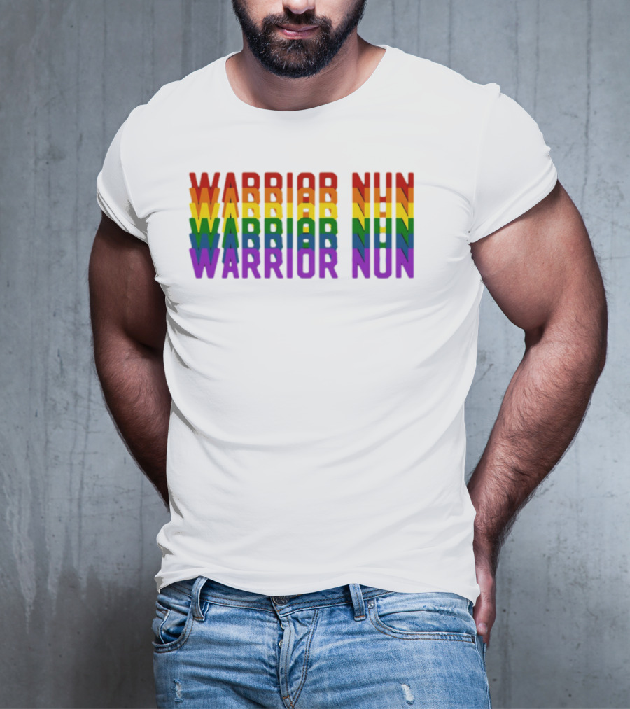 Warrior Nun Pride Rainbow Reflection Save T-Shirt