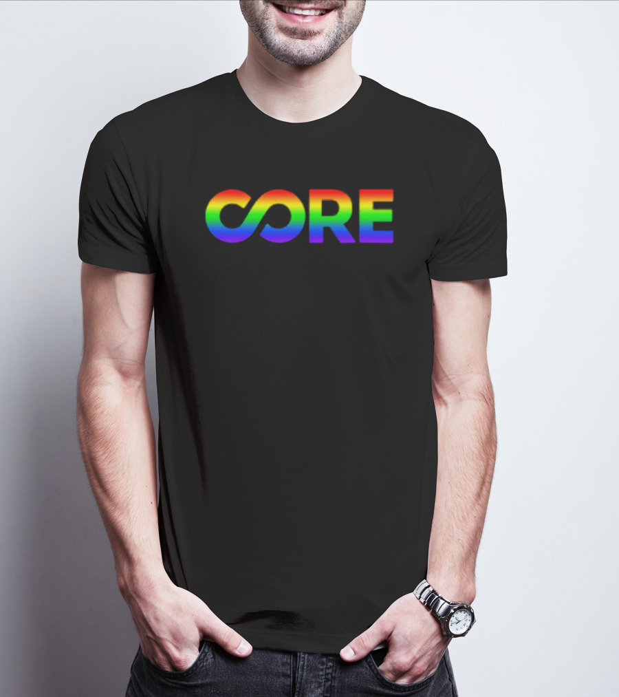 CORE Community Organized Relief Effort Pride Rainbow T-Shirt