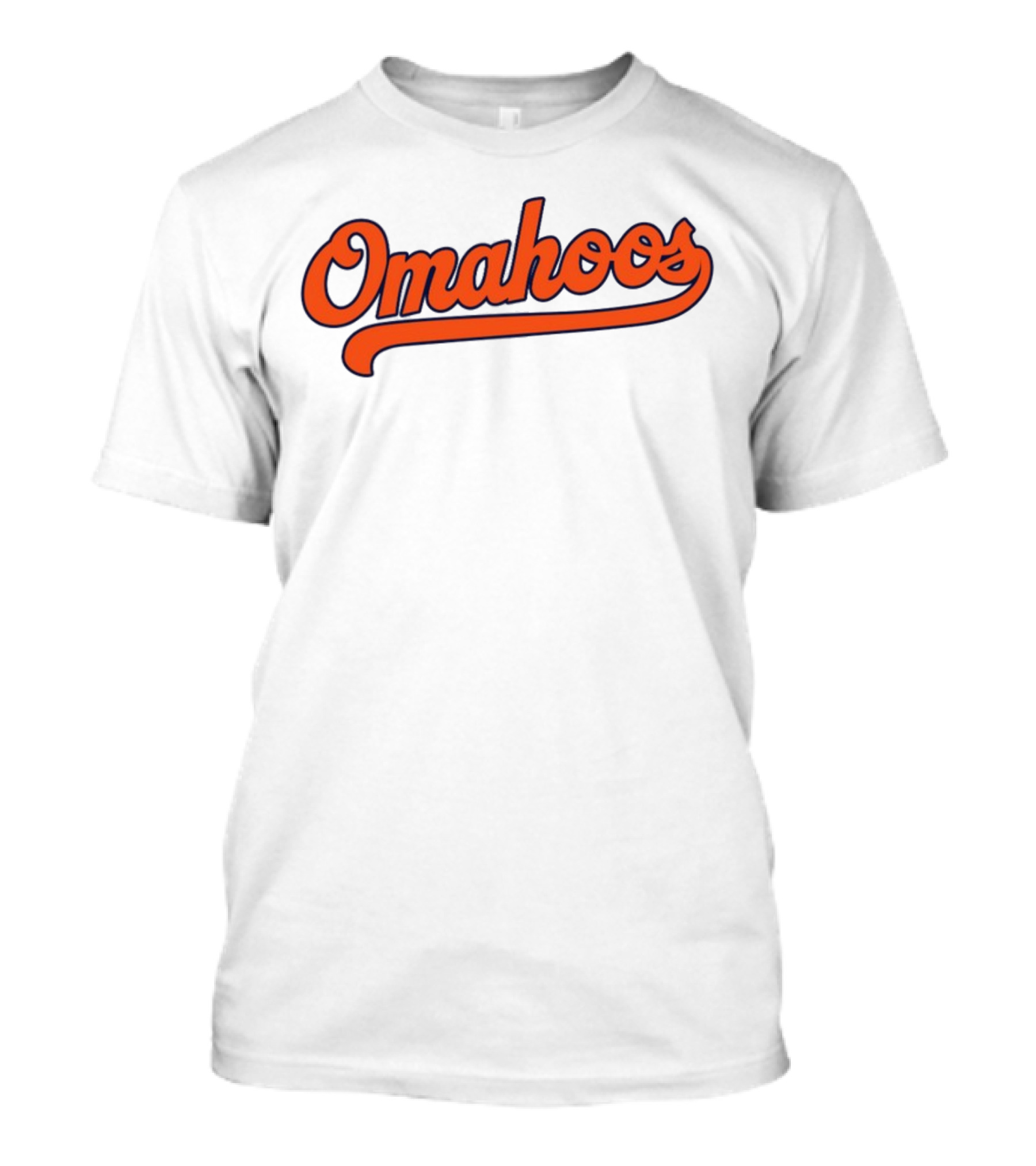 Omahoos Baseball Script T-Shirt