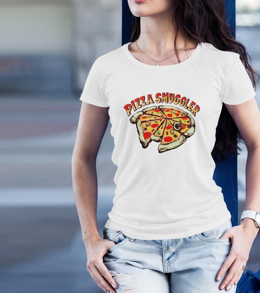 Pizza Smuggler Slices Comic T-Shirt