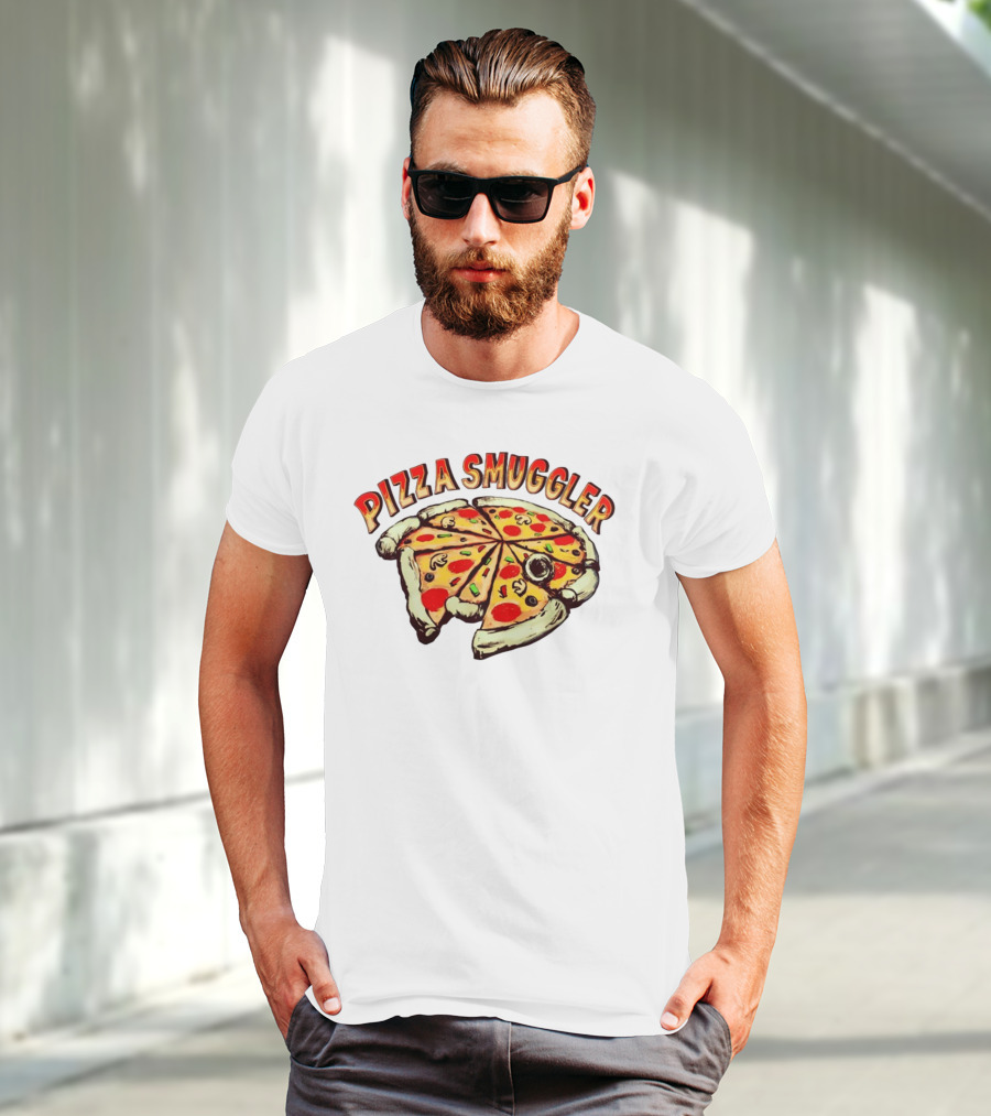 Pizza Smuggler Slices Comic T-Shirt