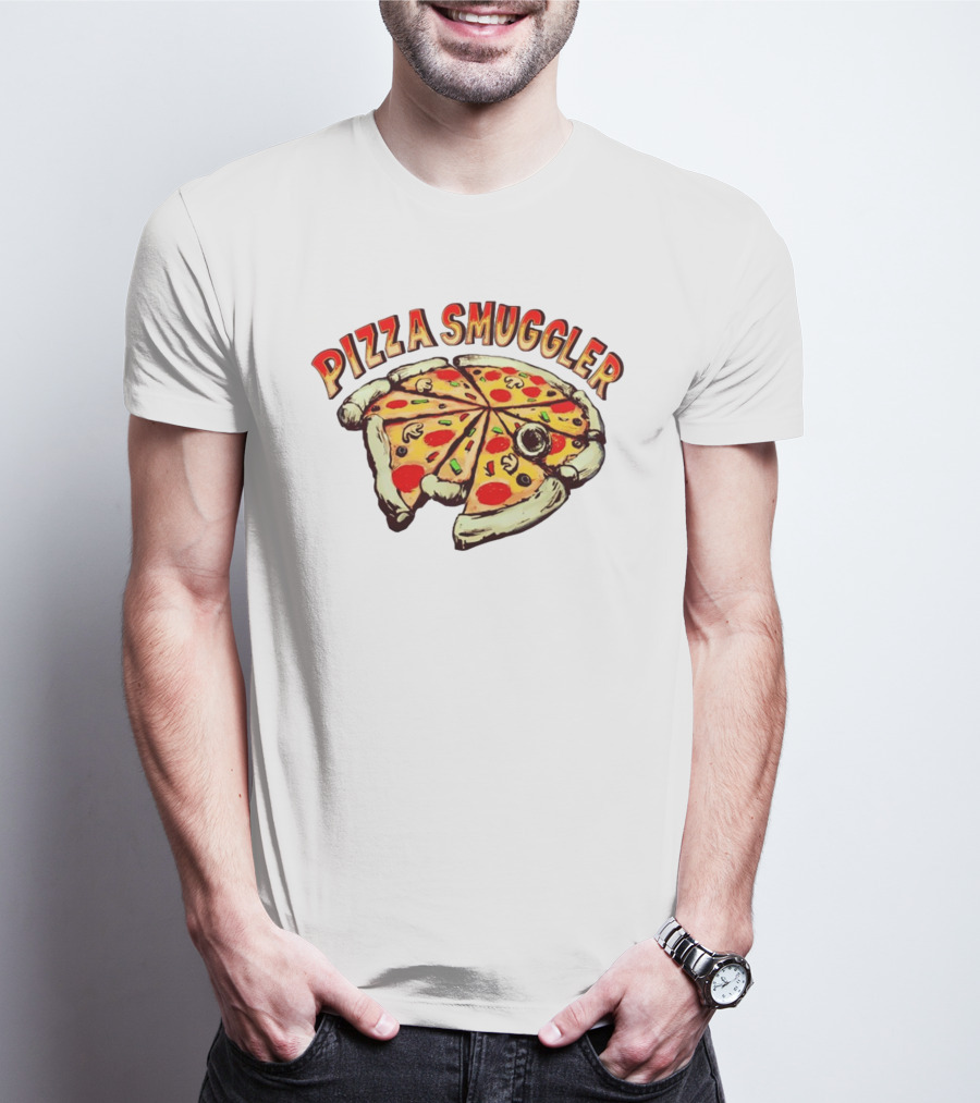 Pizza Smuggler Slices Comic T-Shirt