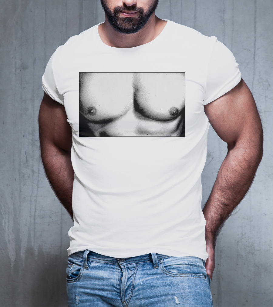 Boy Crazy Pecs Bold Monochrome Torso T-Shirt