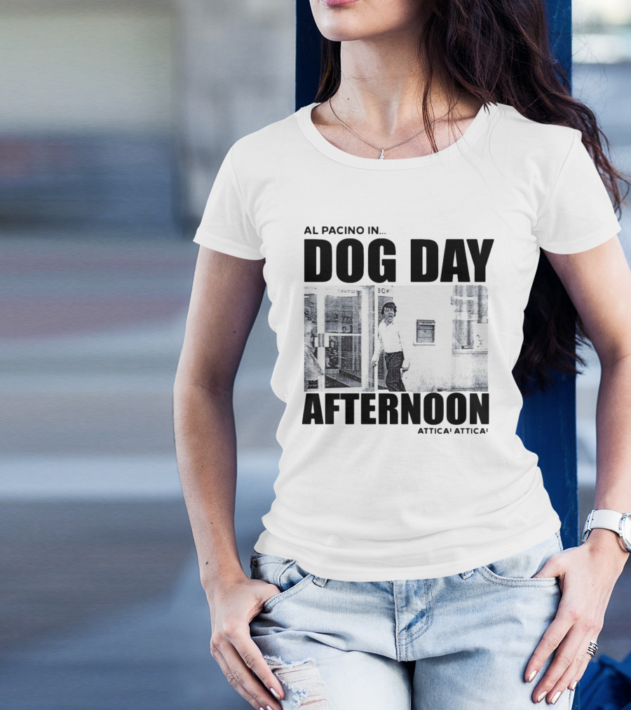 Al Pacino In Dog Day Afternoon Attica Scene T-Shirt