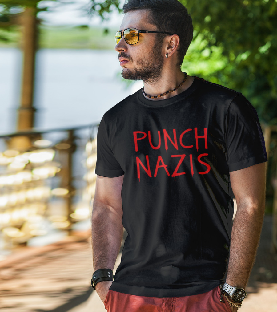 Punch Nazis Rob Sheridan T-Shirt