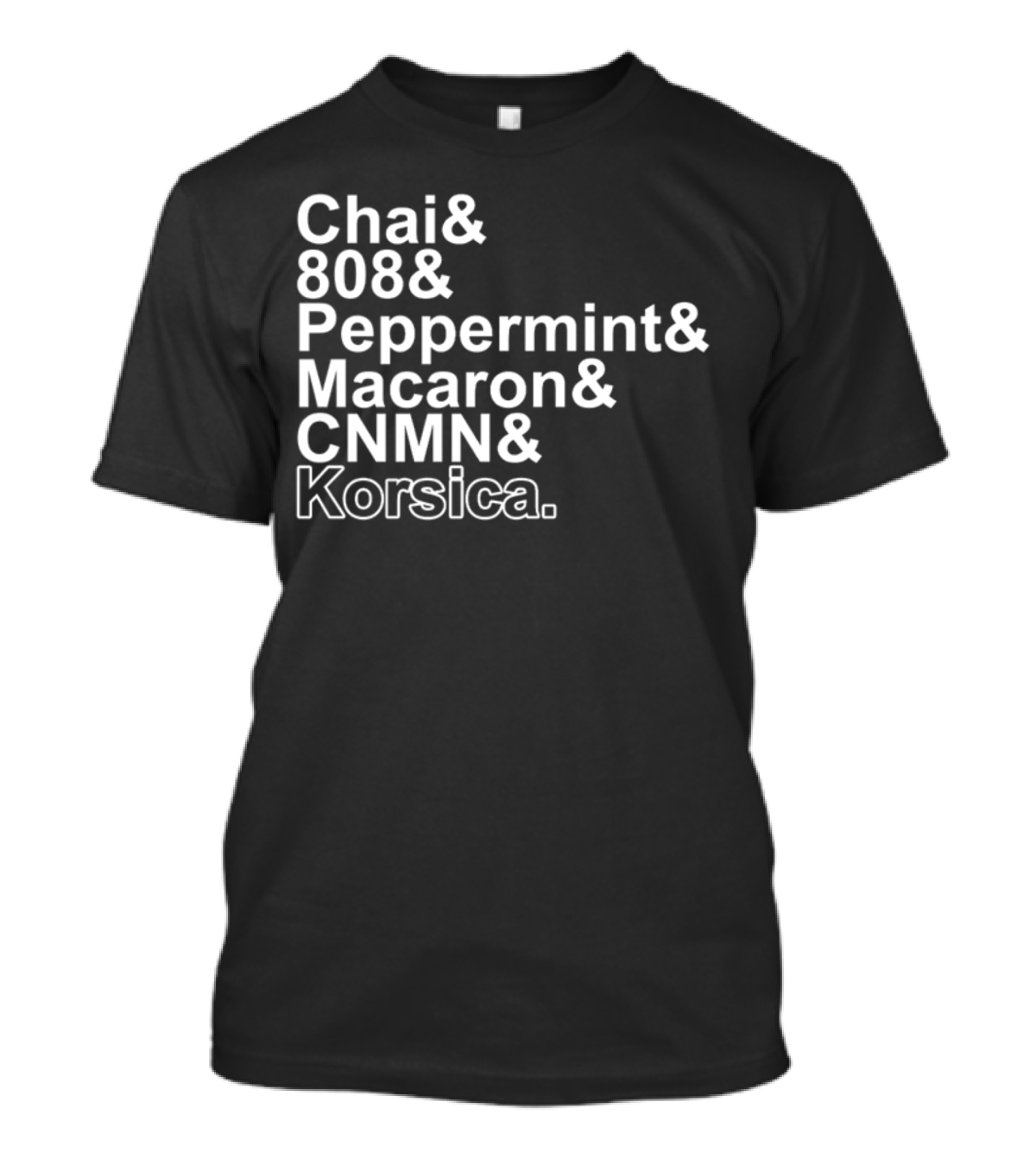 Chai 808 Peppermint Macaron CNMN Korsica T-Shirt