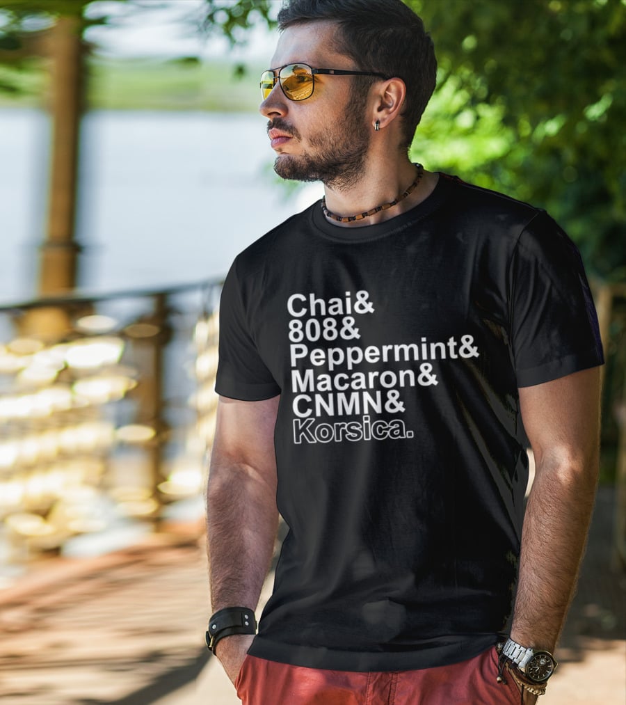 Chai 808 Peppermint Macaron CNMN Korsica T-Shirt