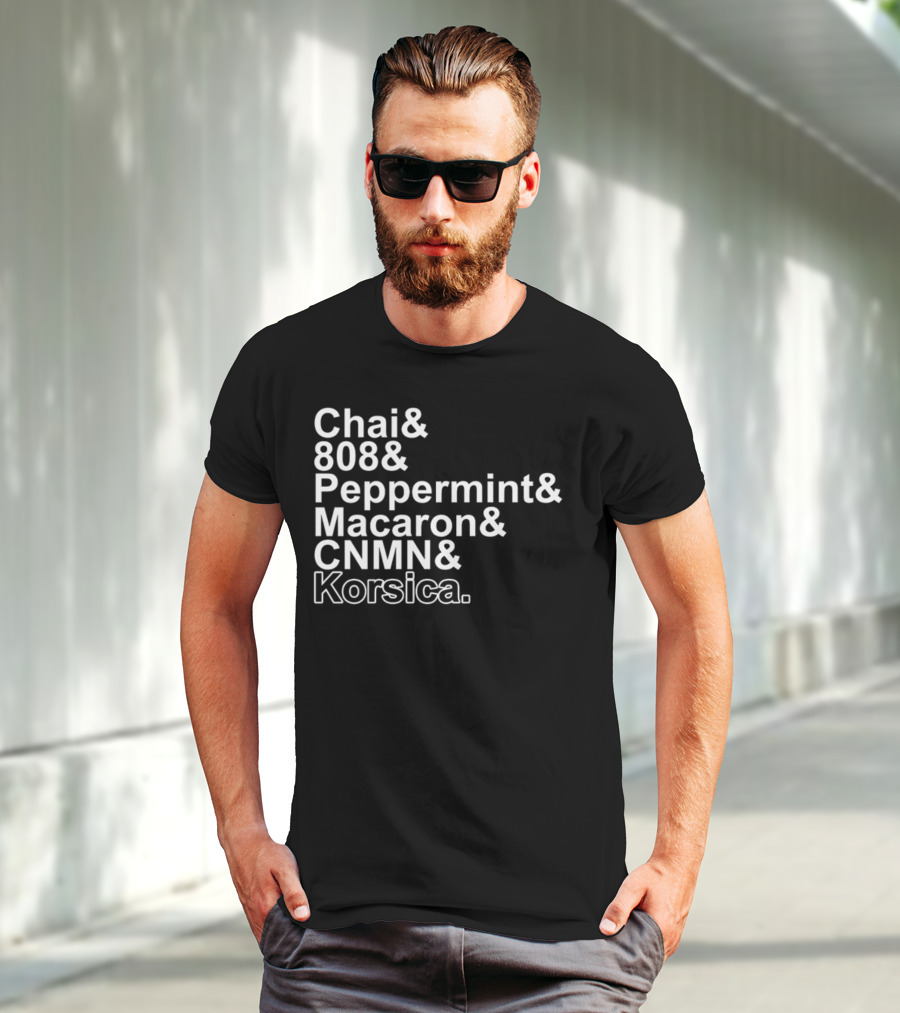 Chai 808 Peppermint Macaron CNMN Korsica T-Shirt