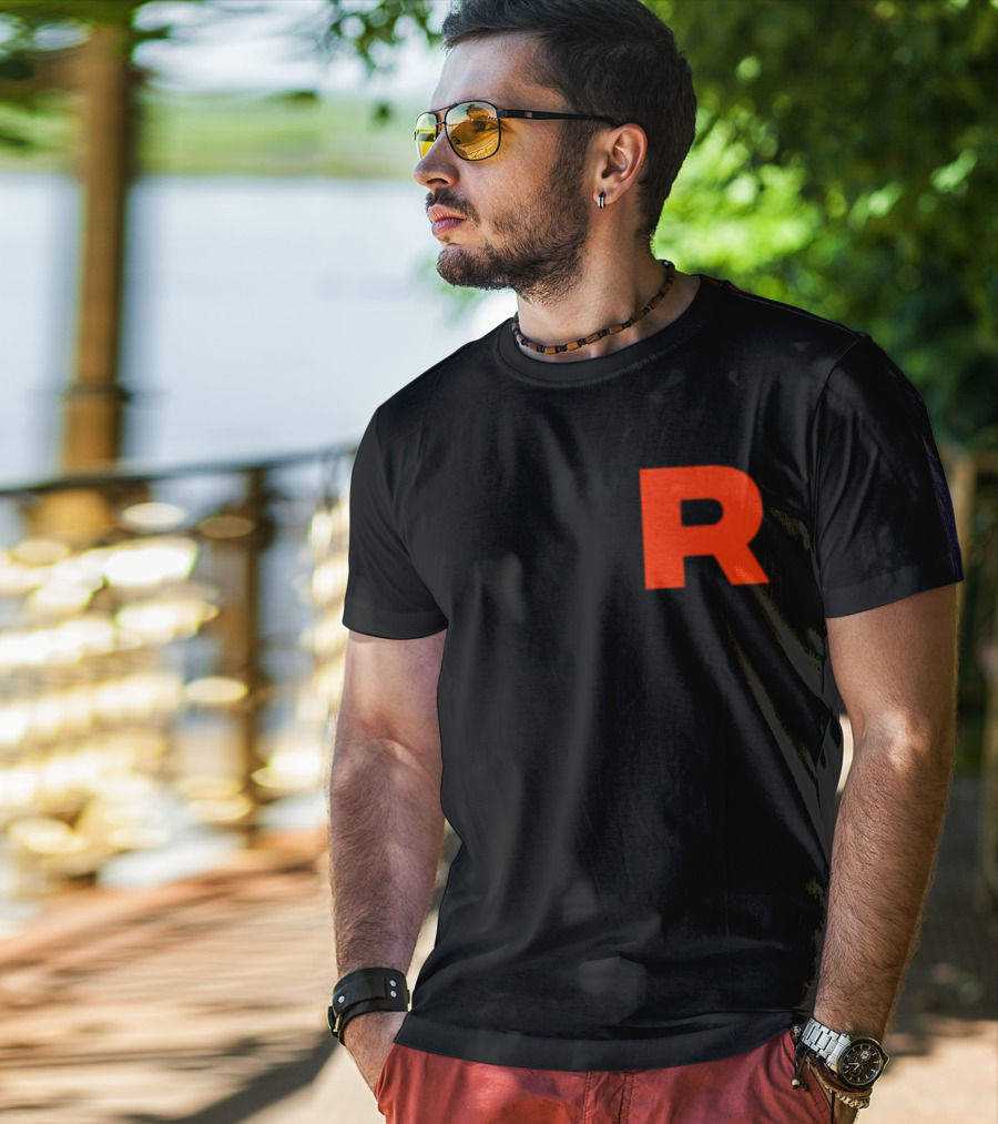 Team Rocket Red R Emblem T-Shirt