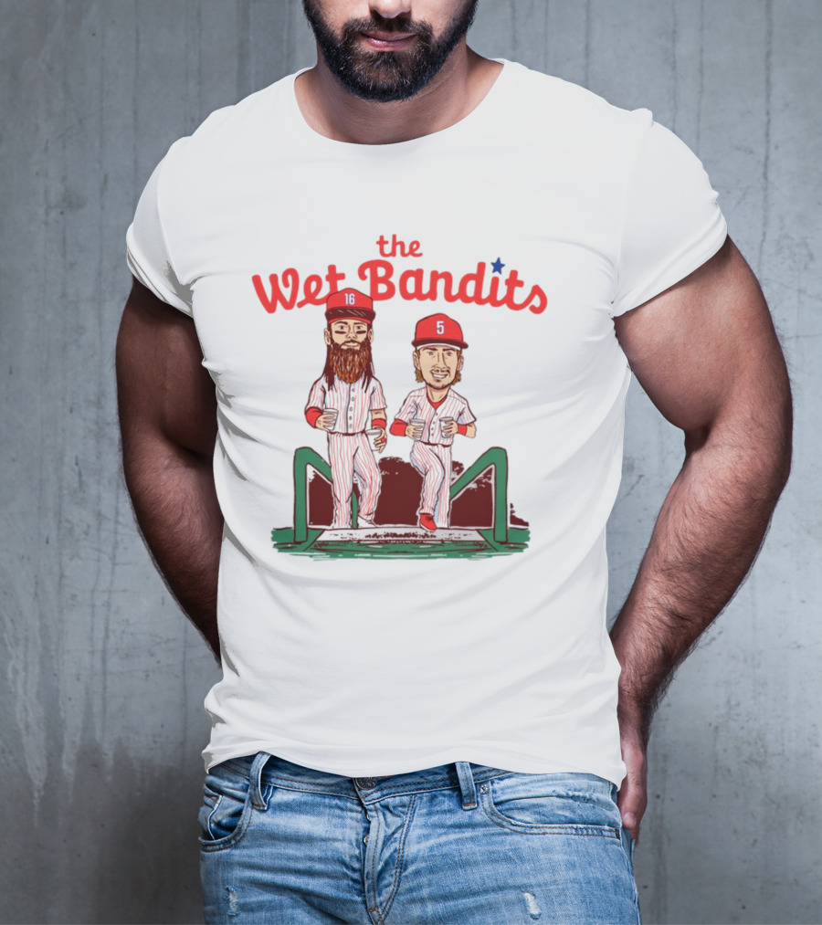 The Wet Bandits Baseball Players 16 And 5 Duo T-Shirt