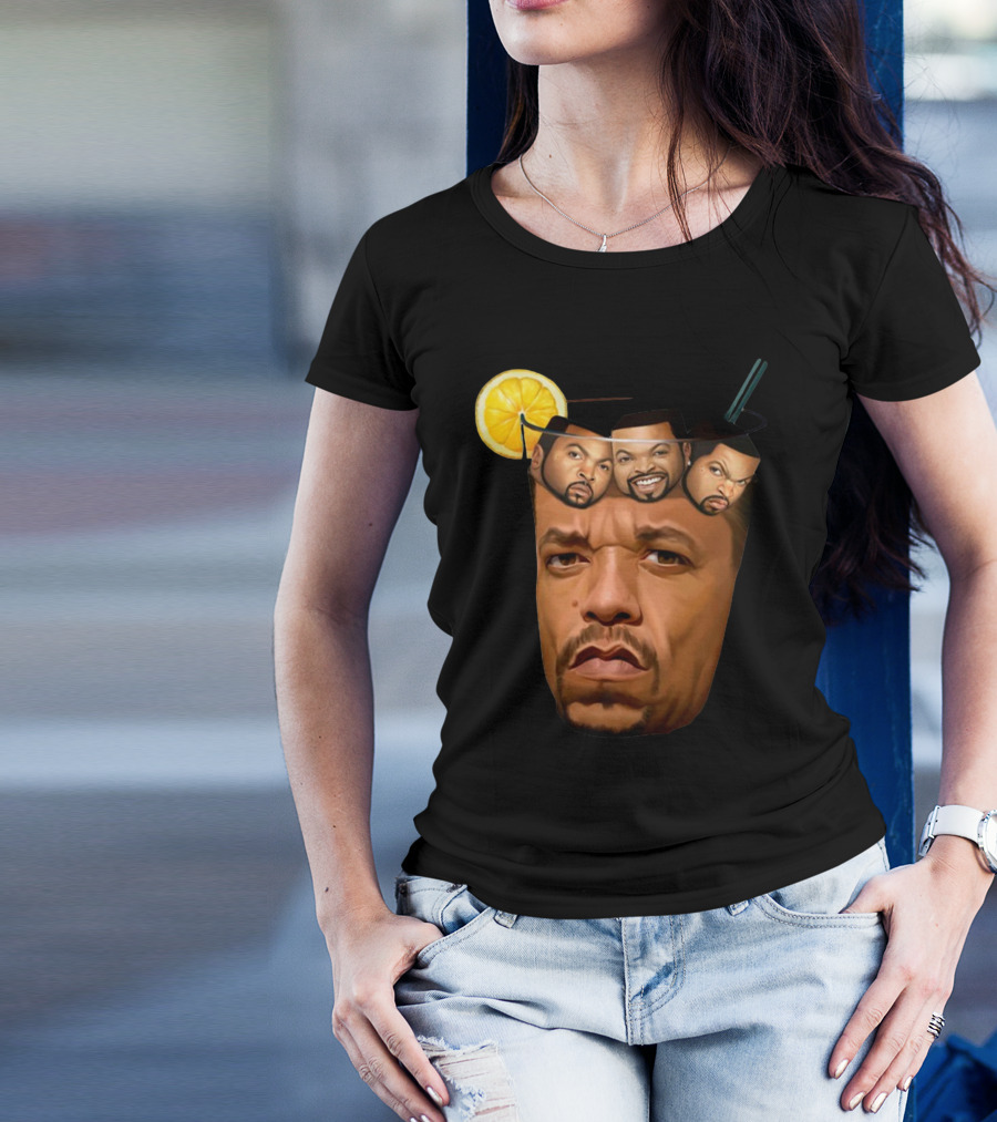Teefury Got Ice Cube Ice-T Lemon Drink T-Shirt
