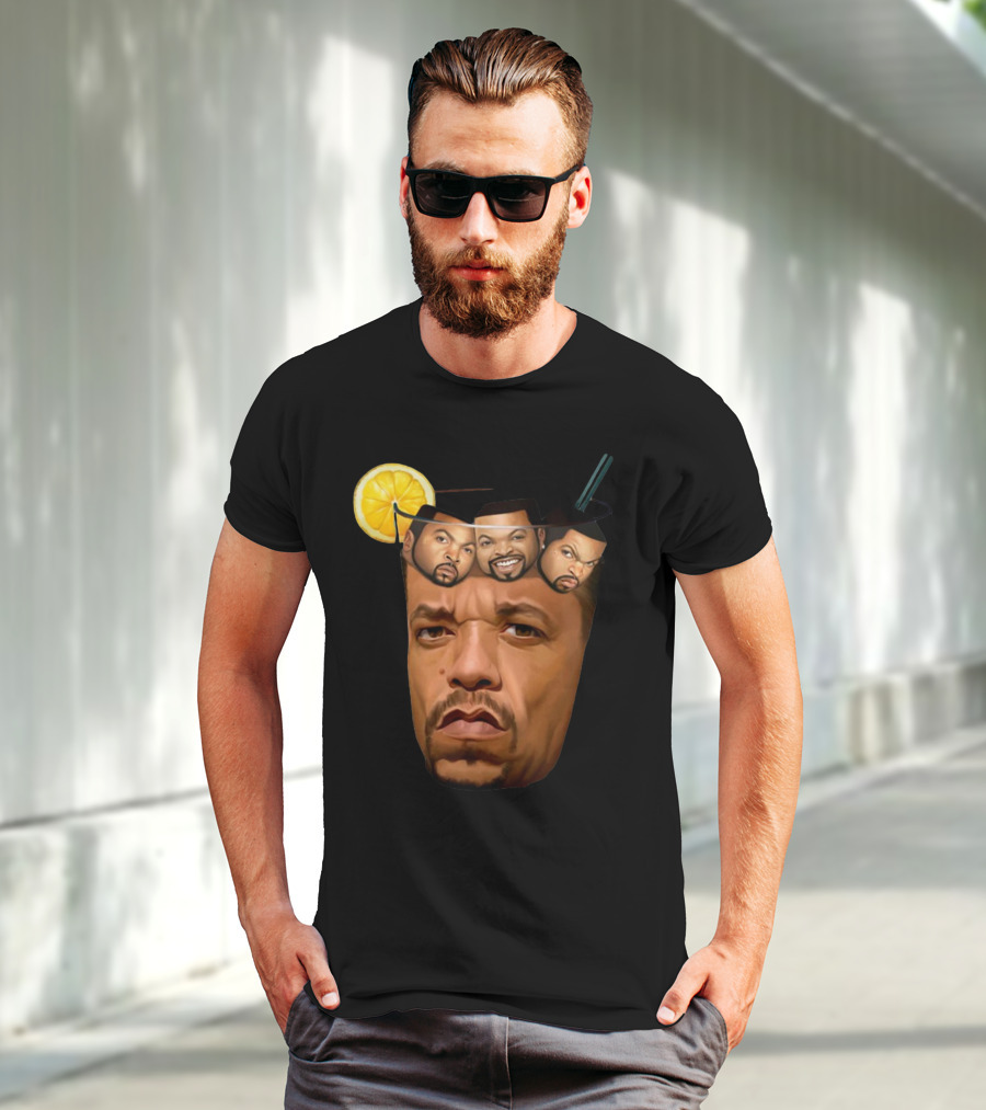 Teefury Got Ice Cube Ice-T Lemon Drink T-Shirt