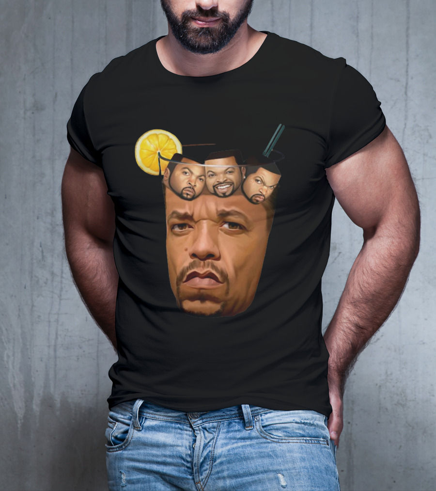 Teefury Got Ice Cube Ice-T Lemon Drink T-Shirt