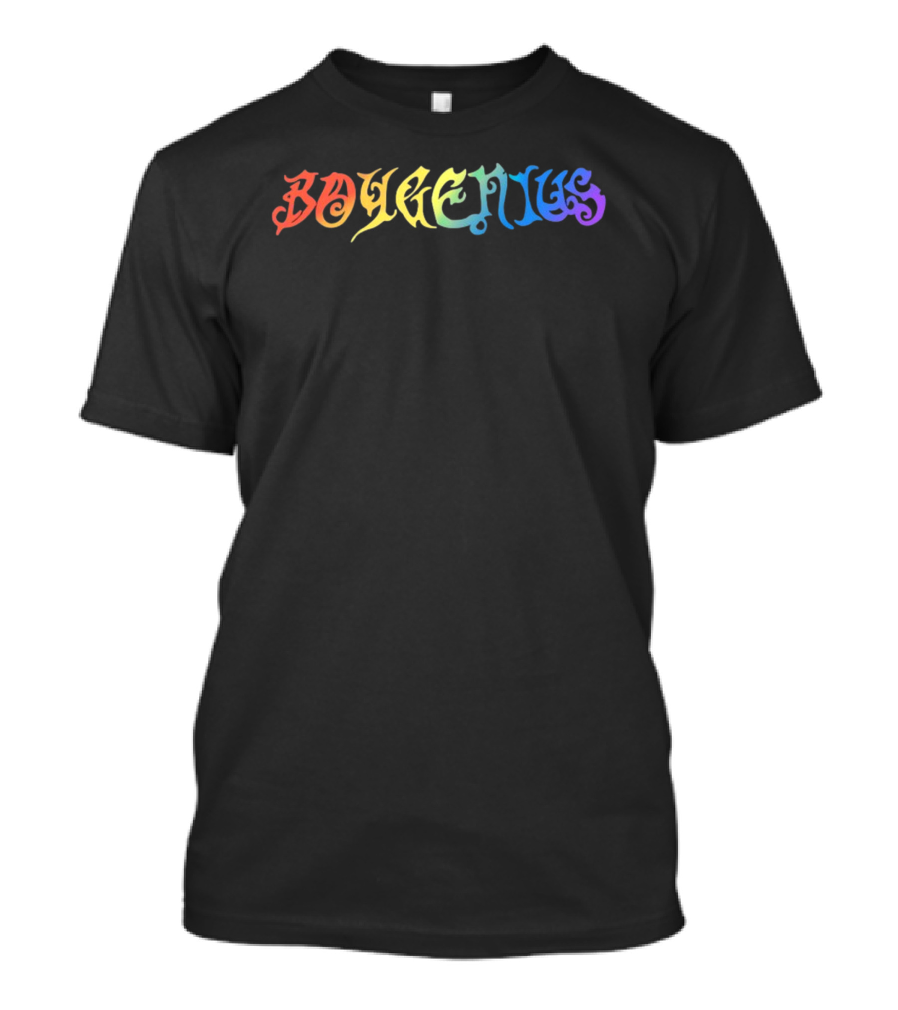 Boygenius Psychedelic Rainbow Camo T-Shirt
