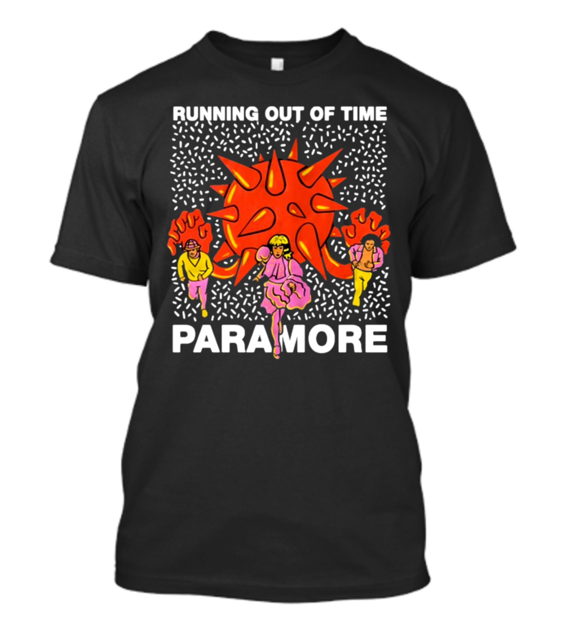 Running Out Of Time Paramore Bold Retro T-Shirt
