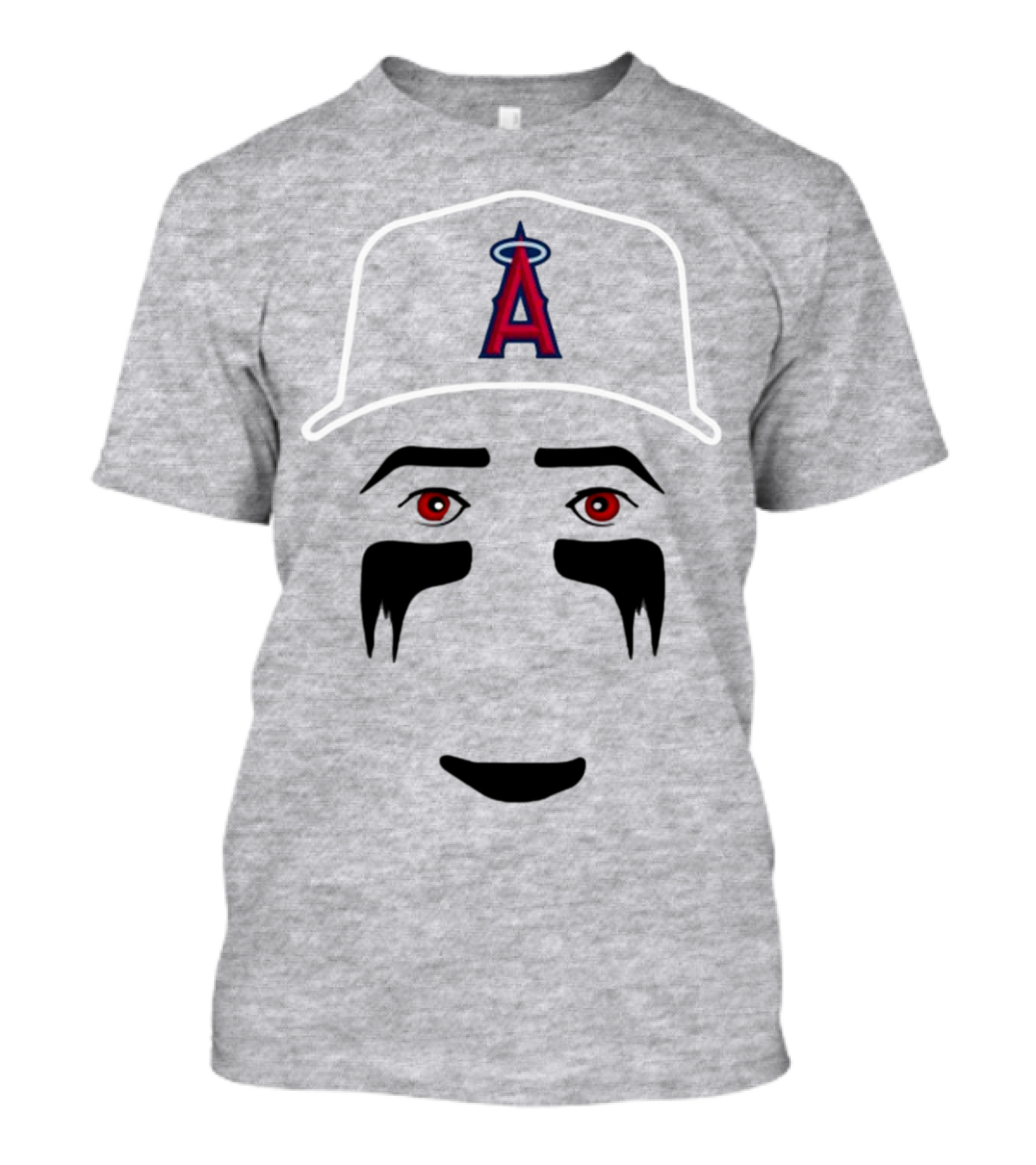 Rookie Maggie Neto Angels Creepy Red Eyes Dark Background Cap T-Shirt