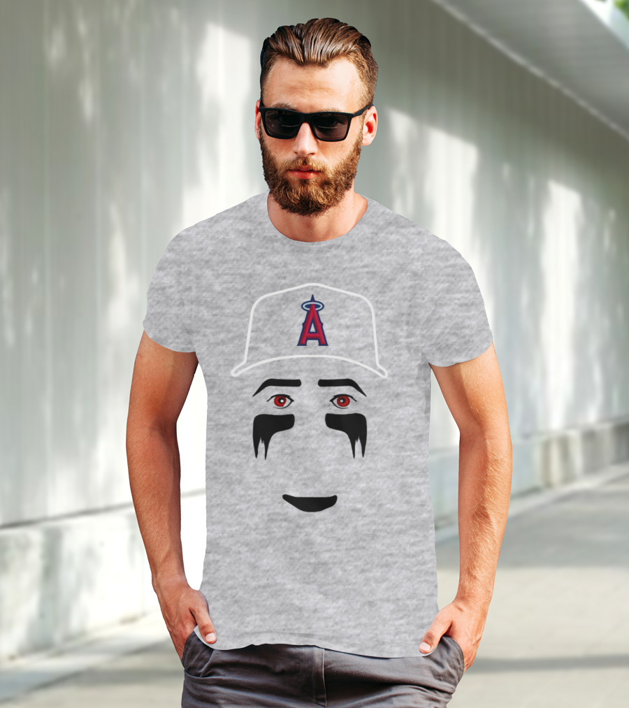 Rookie Maggie Neto Angels Creepy Red Eyes Dark Background Cap T-Shirt