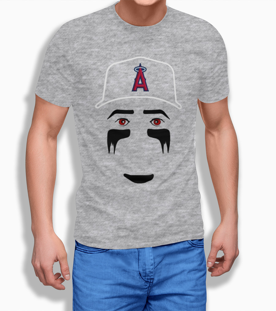 Rookie Maggie Neto Angels Creepy Red Eyes Dark Background Cap T-Shirt