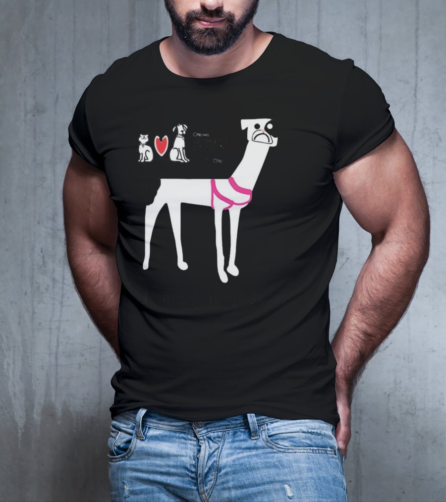 Ottawa Humane Society I'm Saving Dogs With Heart And Cartoon Dog T-Shirt