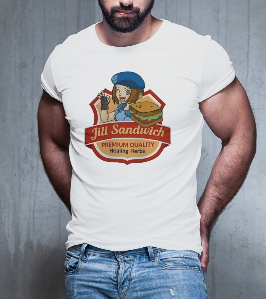 Jill Sandwich Healing Herbs Badge T-Shirt