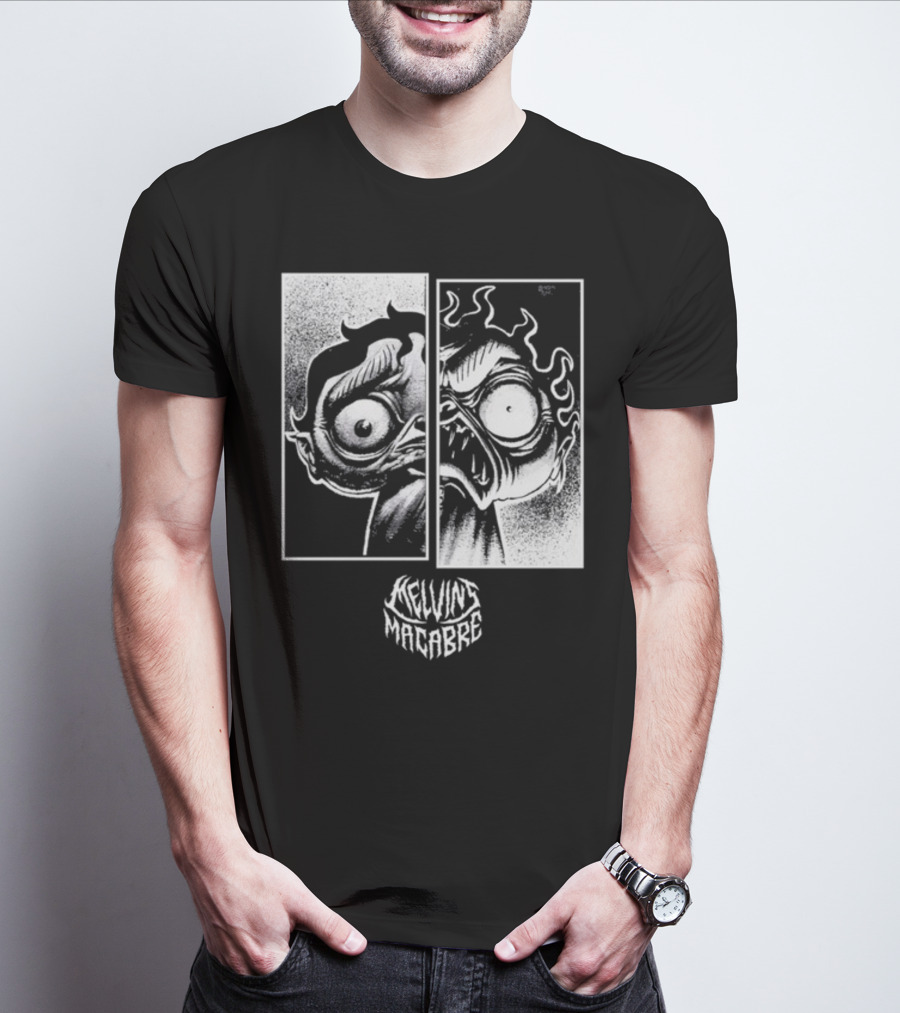Melvin's Macabre Comic Horror Expression T-Shirt