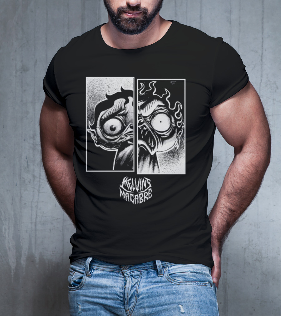 Melvin's Macabre Comic Horror Expression T-Shirt