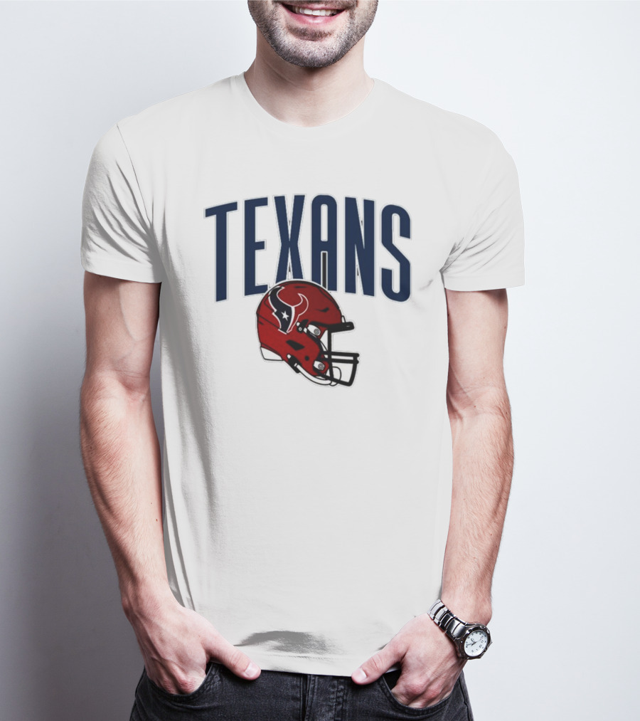 Texans Football Helmet T-Shirt