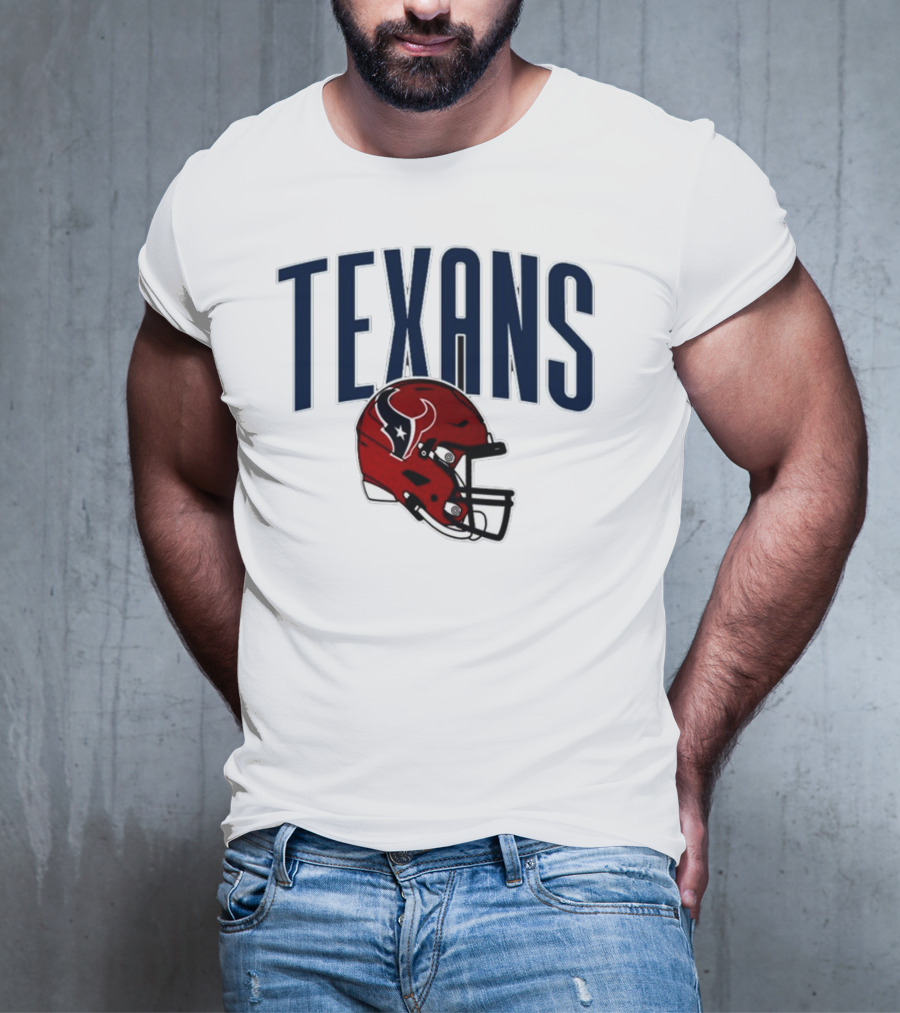 Texans Football Helmet T-Shirt