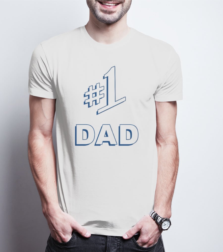 1 Dad Father's Day Gift Idea T-Shirt