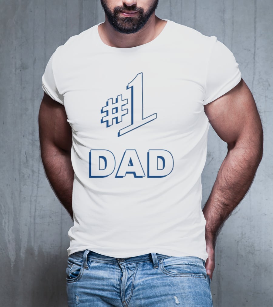 1 Dad Father's Day Gift Idea T-Shirt