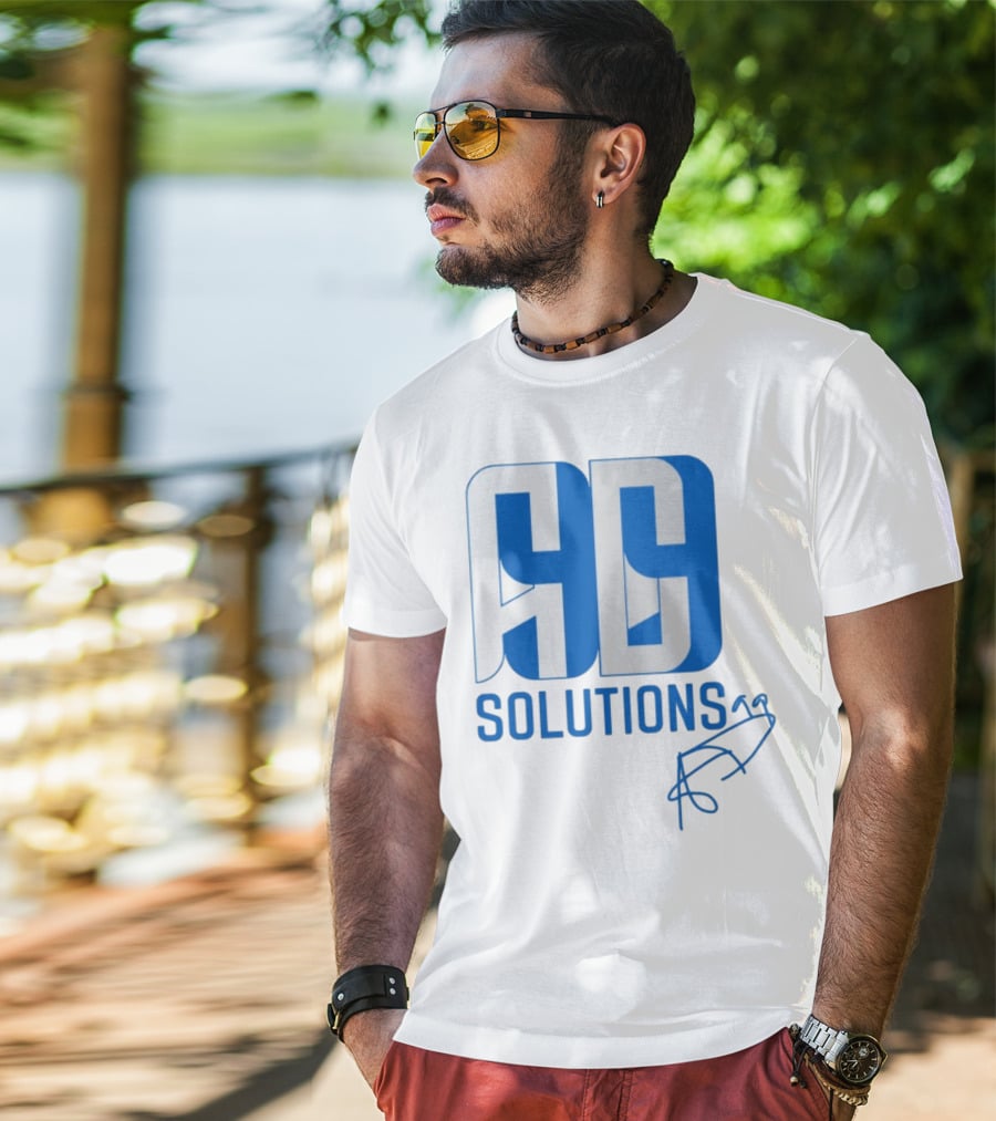 AD99 Solutions Aaron Donald Signature Autograph T-Shirt