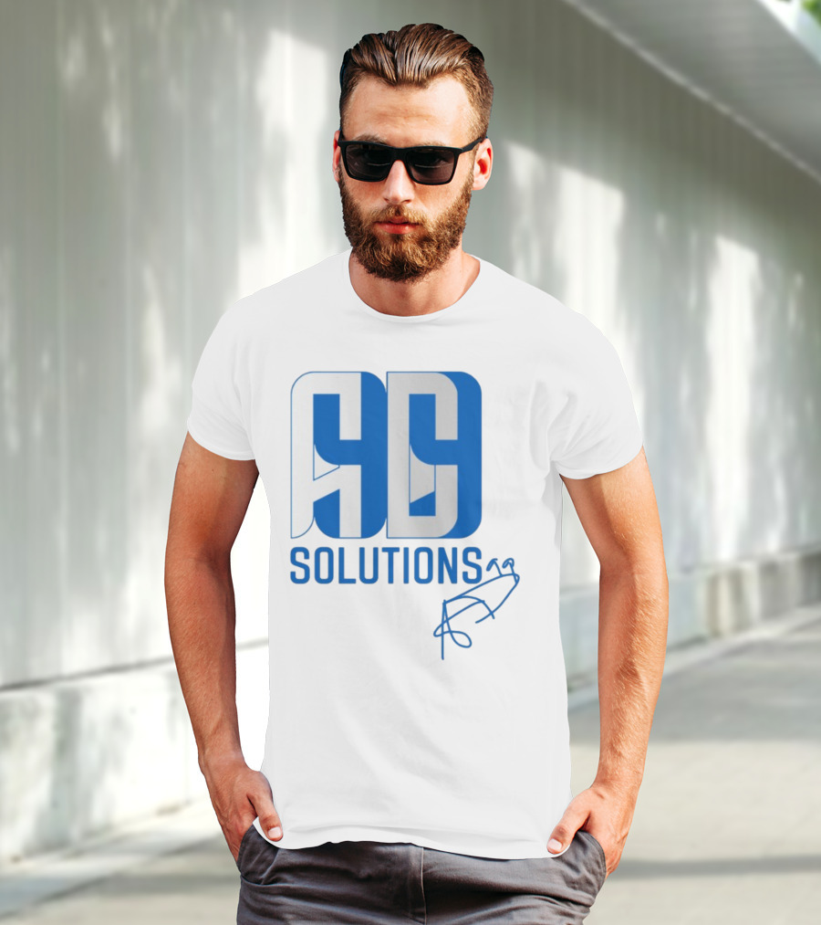 AD99 Solutions Aaron Donald Signature Autograph T-Shirt