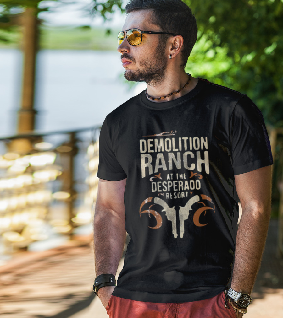 Demolition Ranch At The Desperado Resort Guns And Western Details T-Shirt