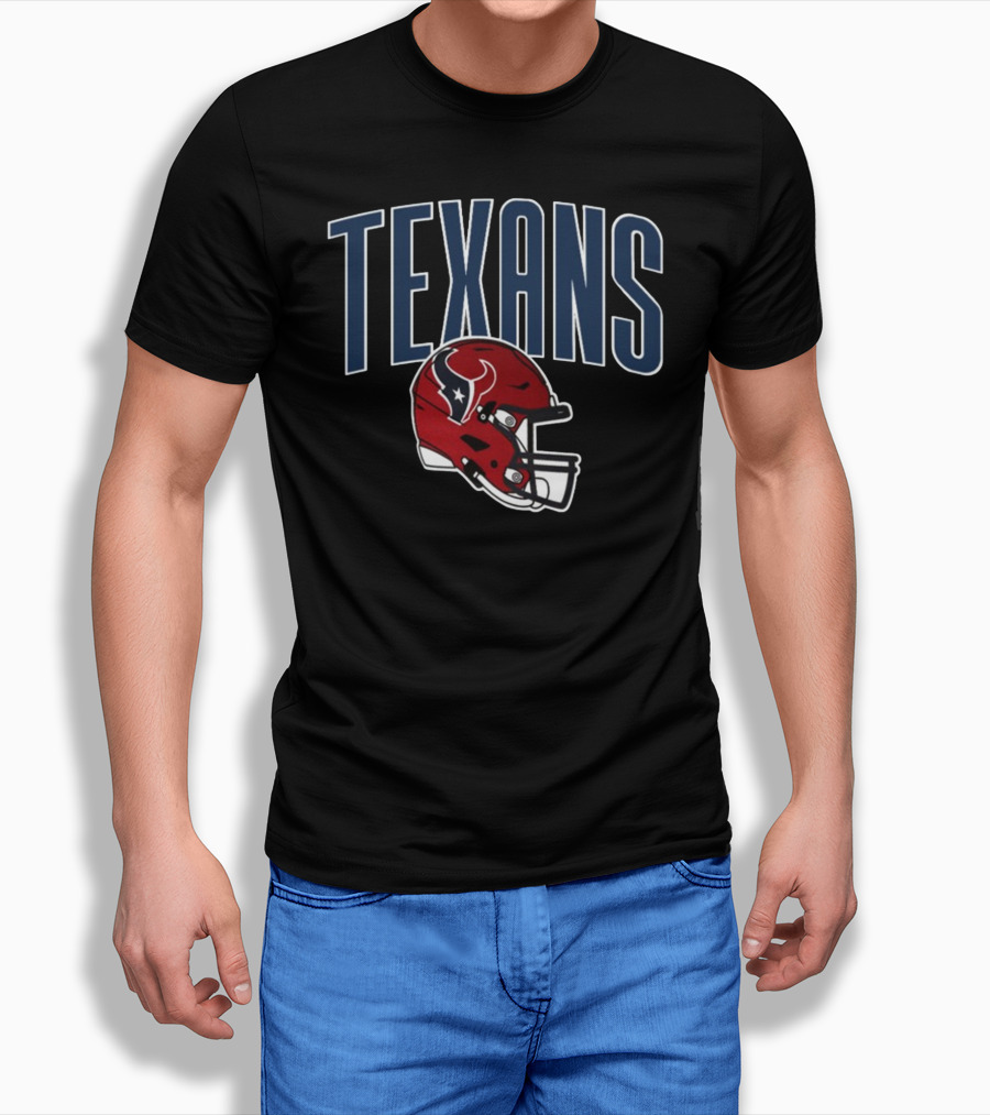 Texans Red Helmet NFL Team T-Shirt