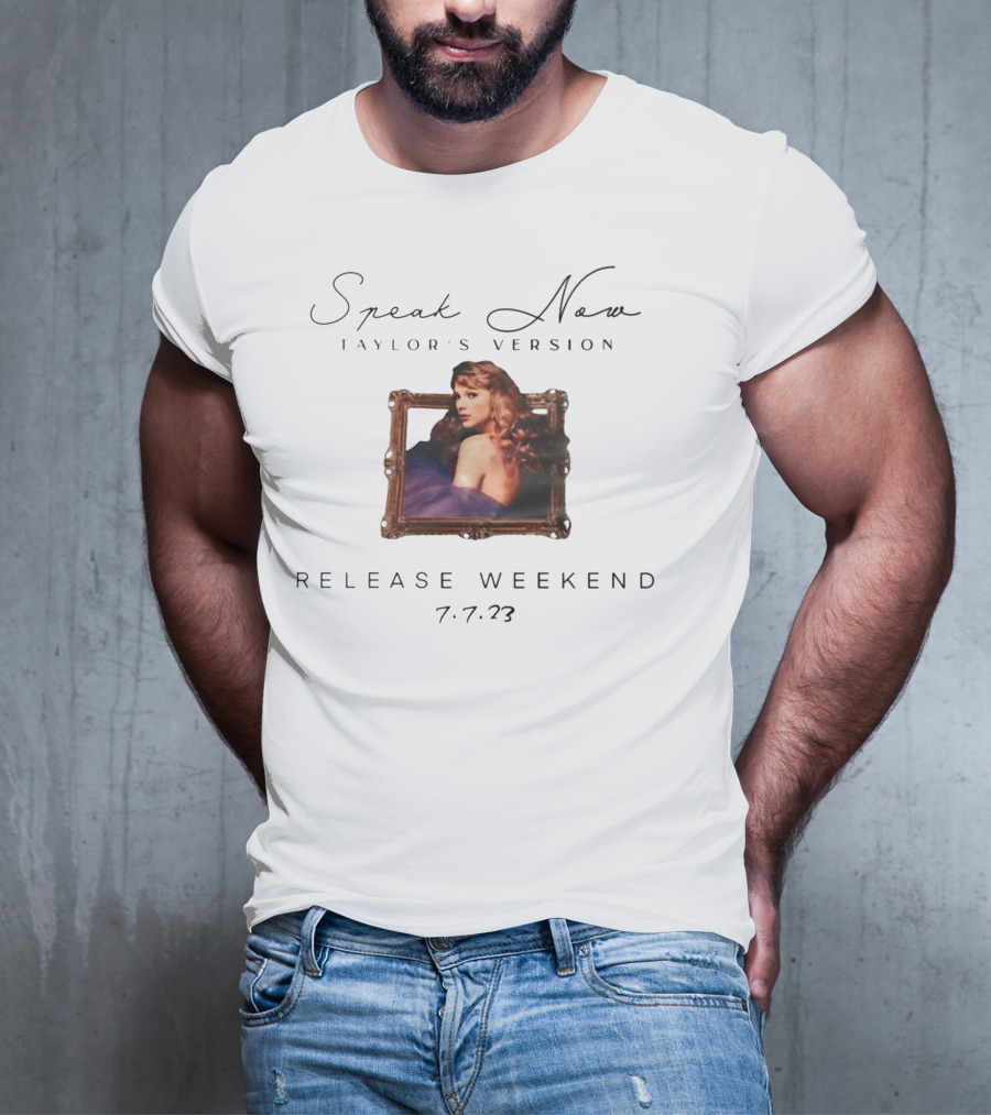 Speak Now Taylor's Version Release Weekend 7.7.23 T-Shirt