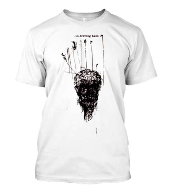 Anthony Green And The High And Driving Band Sketch Head Dark Aesthetic T-Shirt