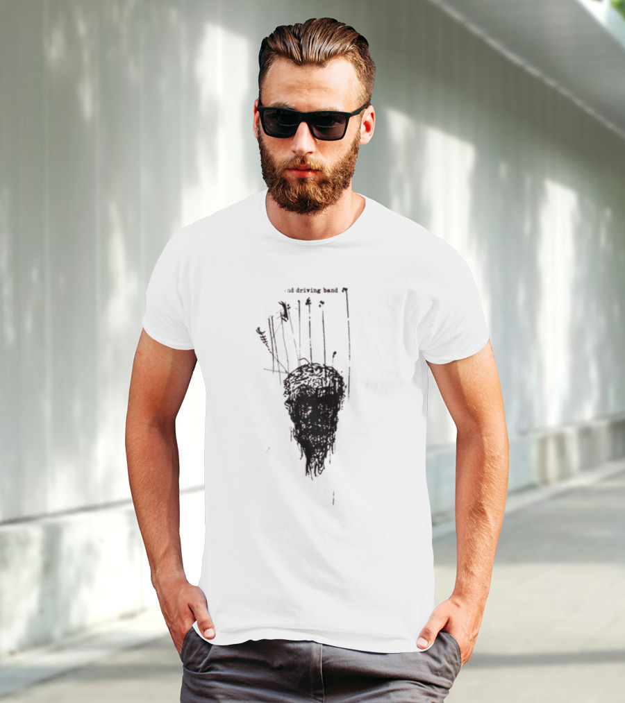Anthony Green And The High And Driving Band Sketch Head Dark Aesthetic T-Shirt