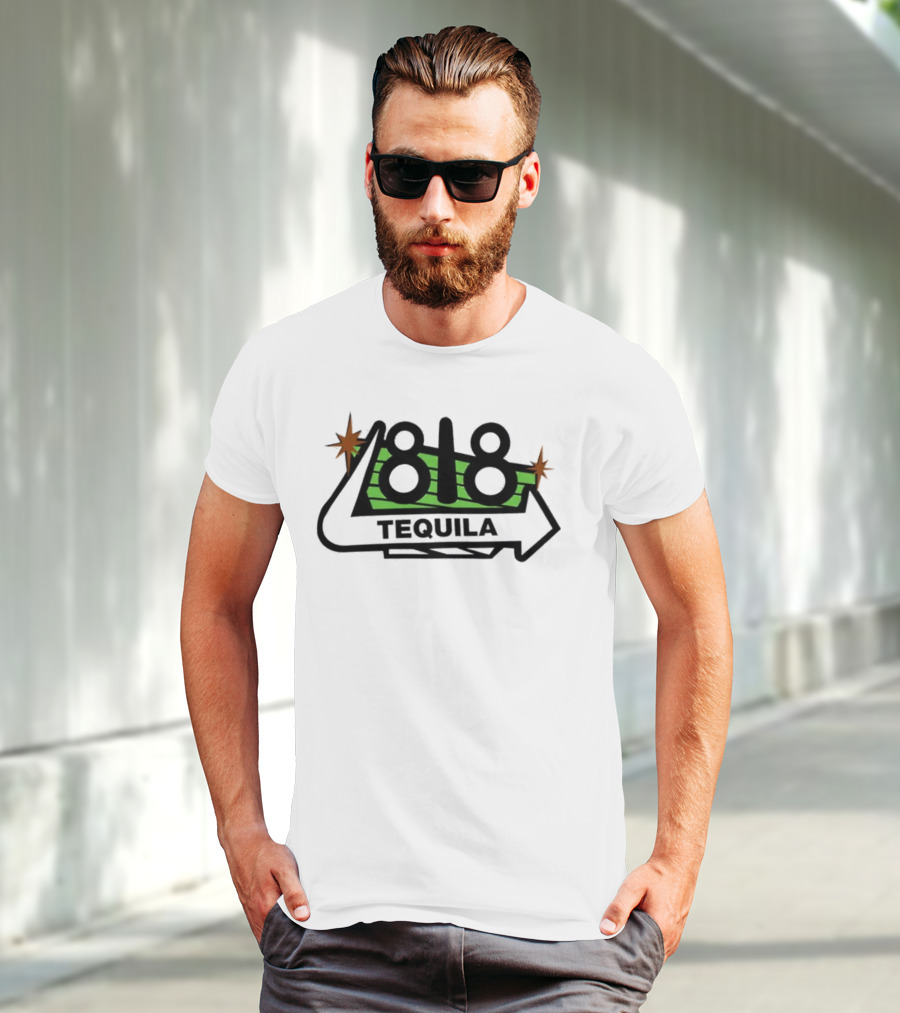 818 Tequila Logo With Stars And Arrow T-Shirt