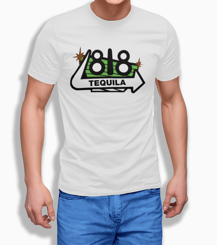 818 Tequila Logo With Stars And Arrow T-Shirt