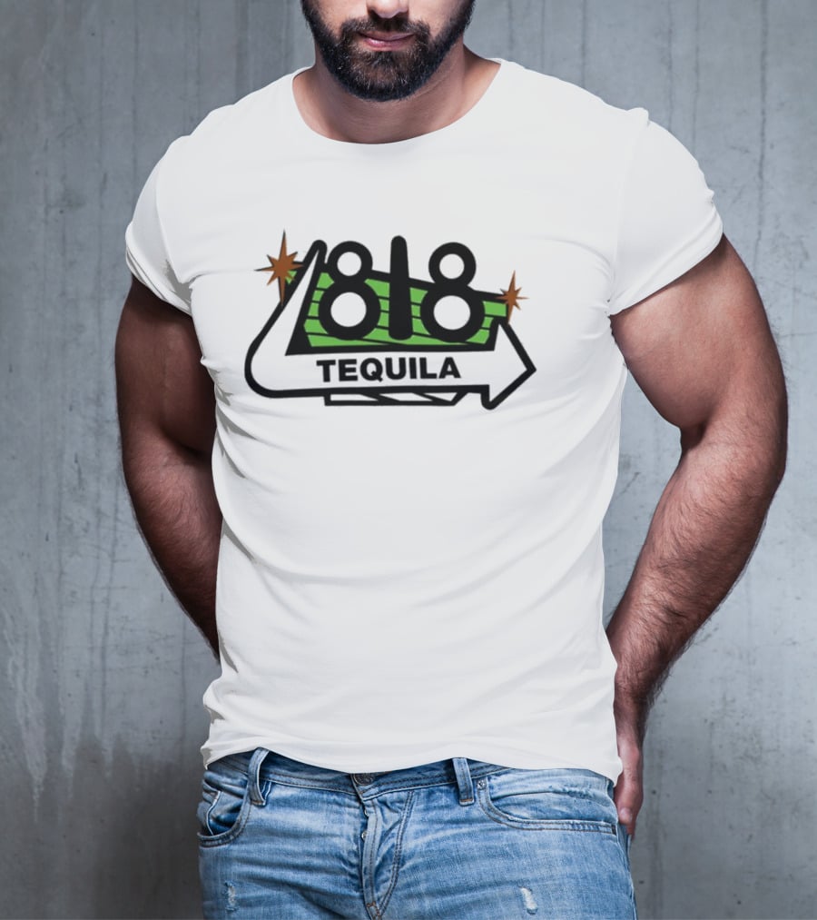 818 Tequila Logo With Stars And Arrow T-Shirt