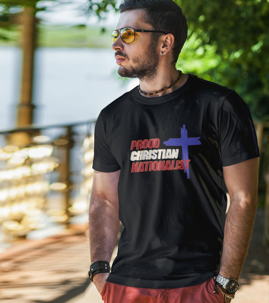 Proud Christian Nationalist Cross T-Shirt