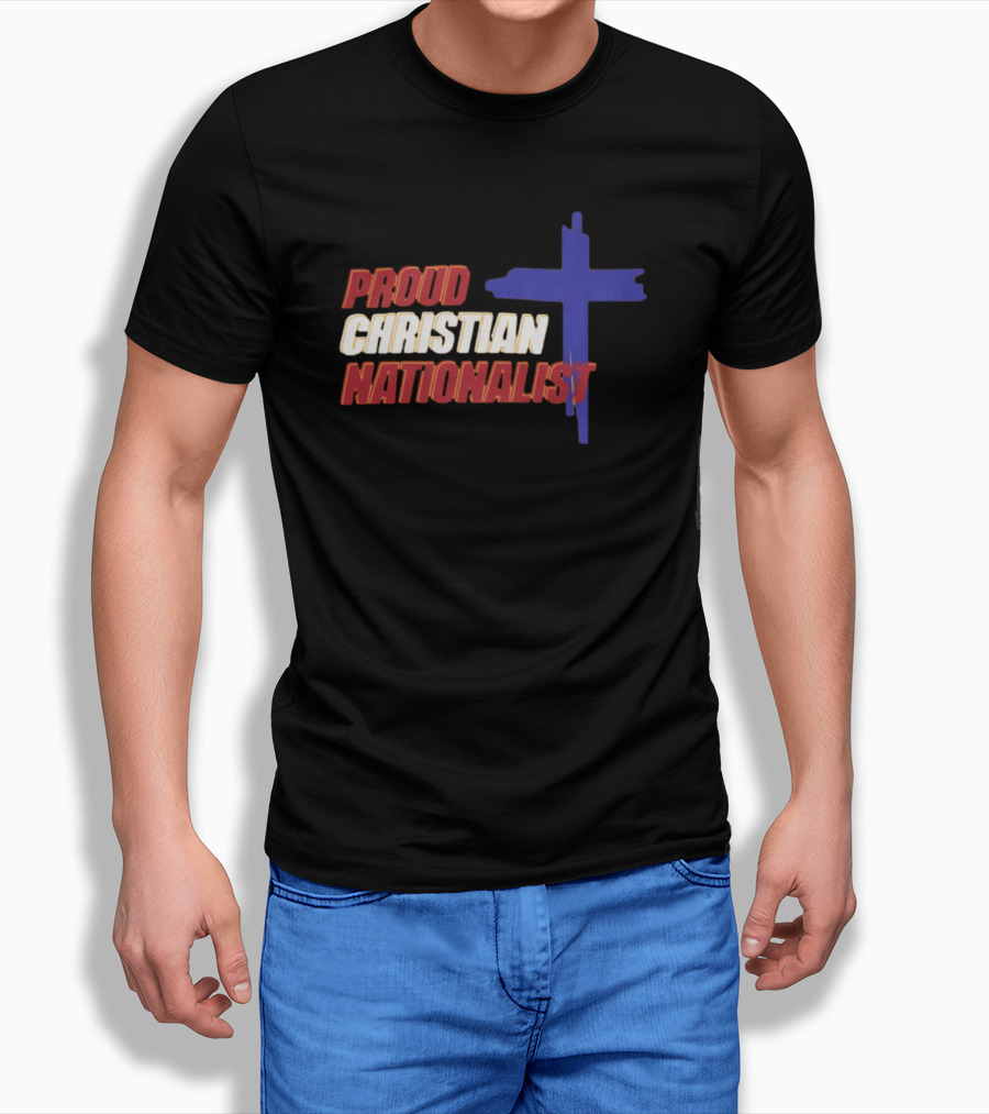 Proud Christian Nationalist Cross T-Shirt