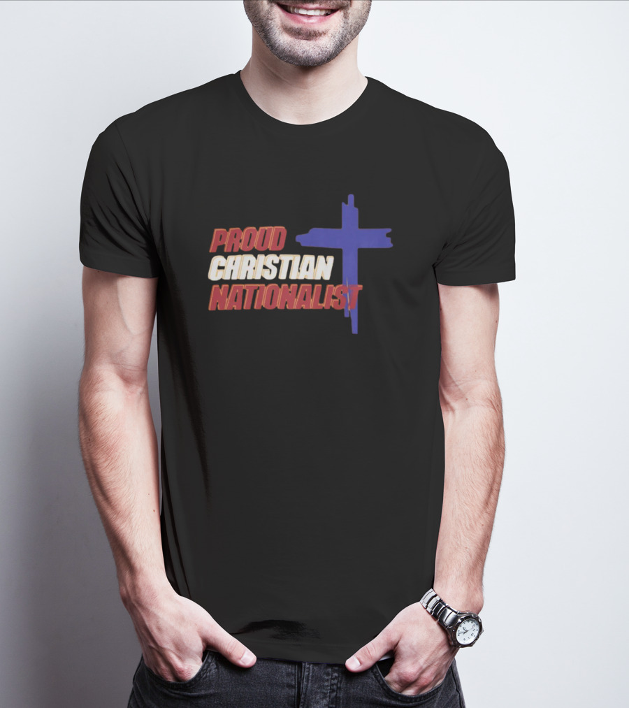 Proud Christian Nationalist Cross T-Shirt