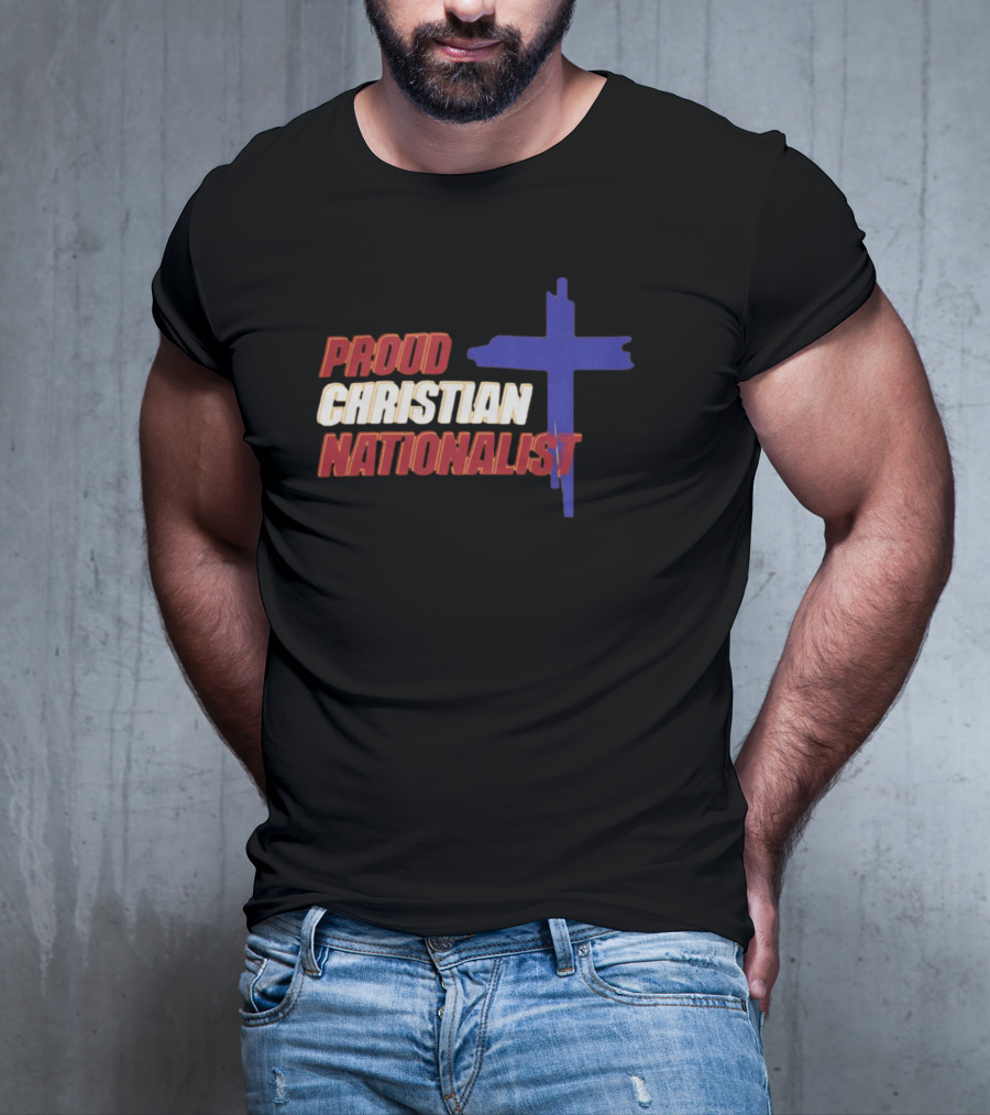 Proud Christian Nationalist Cross T-Shirt