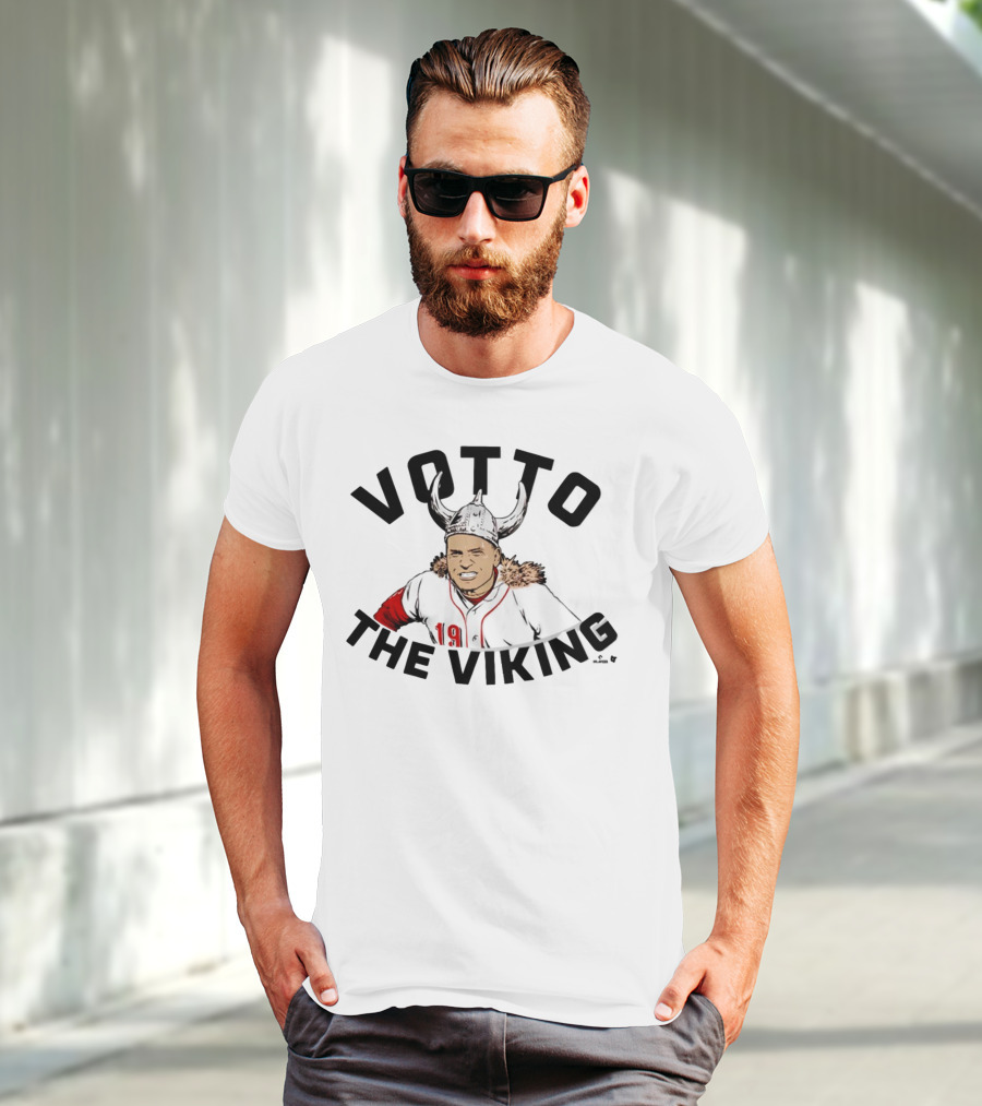 Cincinnati Reds Joey Votto Votto The Viking T-Shirt