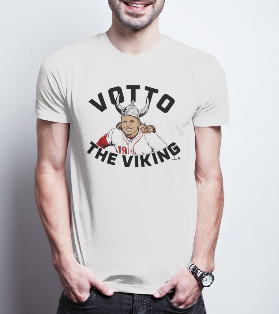 Cincinnati Reds Joey Votto Votto The Viking T-Shirt