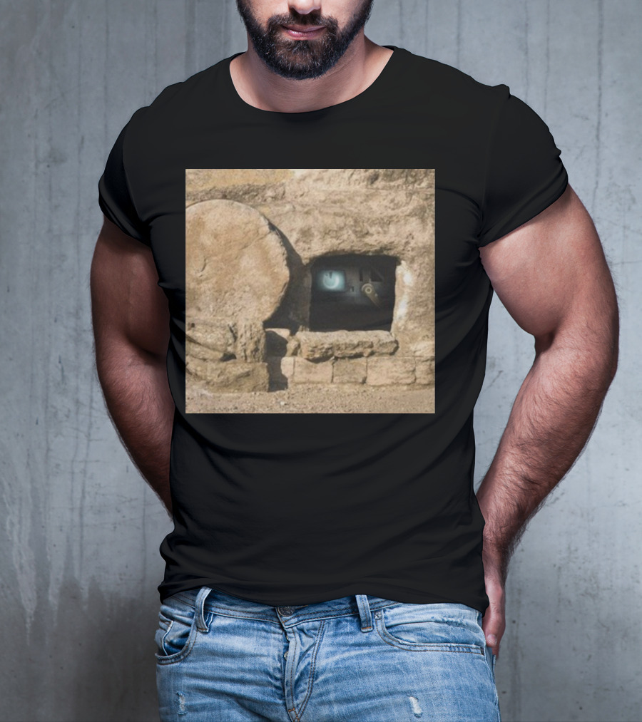 Reboot Van Cave With Stone Doorway And Tech Screen T-Shirt