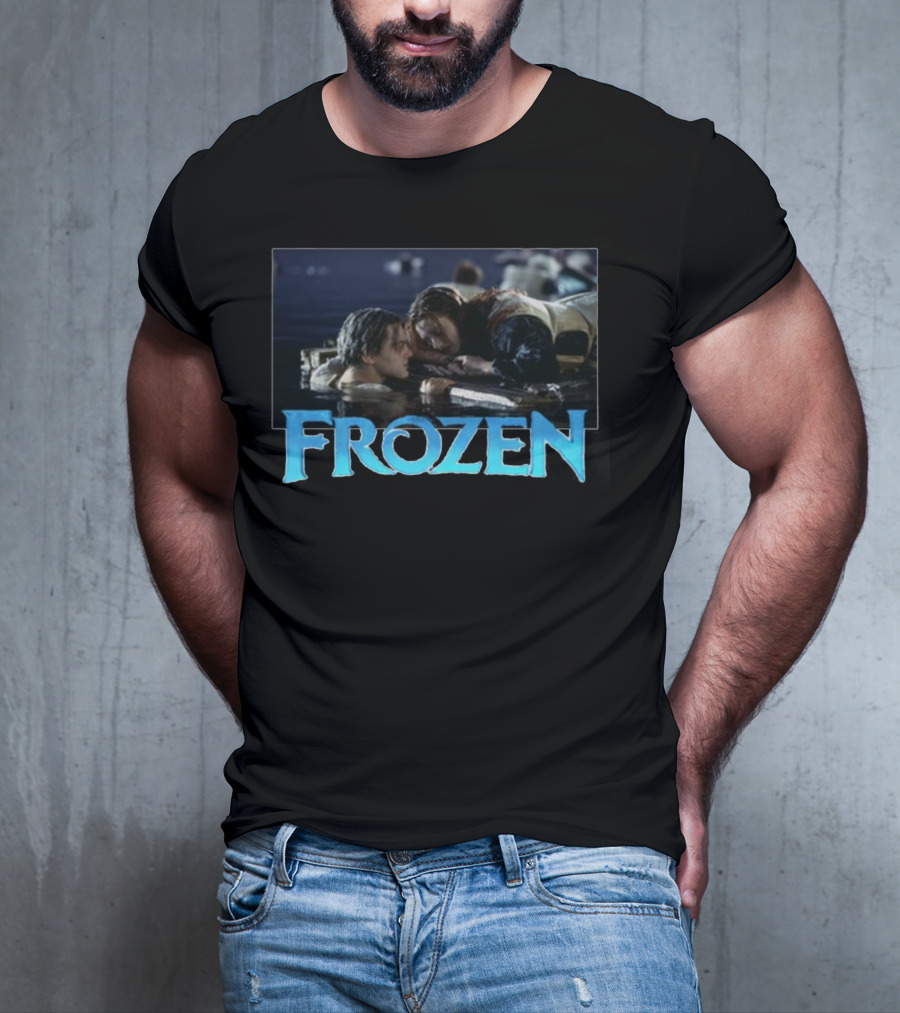 Rose Dewitt Bukater Frozen Ice Water Scene T-Shirt